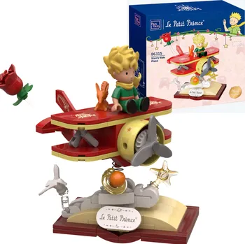ostatní stavebnice Pantasy The Little Prince Starry Ride Construction Set Plane 14 cm