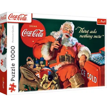 Puzzle Trefl Coca Cola Dárky od Santa Clause 1000 dílků