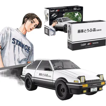 ostatní stavebnice Stavebnice CaDA Toyota AE86 Trueno Initial D – bílé městské auto, 72 dílků