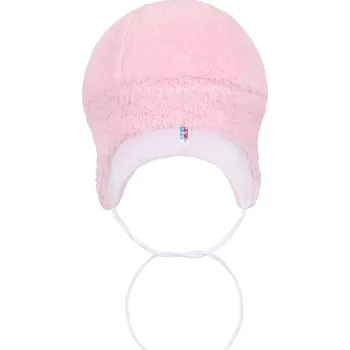 Čepice zimní čepička new baby nice bear růžová (9–12 měsíců)