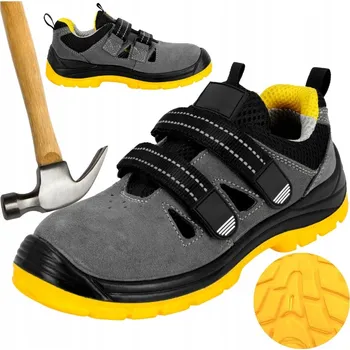 Pracovní obuv Pracovní sandály Specto kožené s ocelovou špičkou S1 BOZP velikost 41