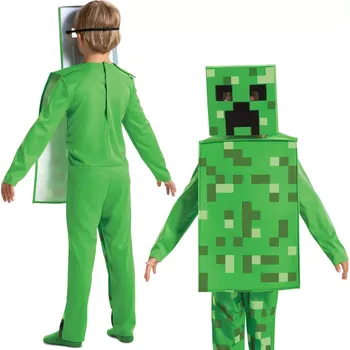 Karnevalový kostým Dětský kostým Creeper z hry Minecraft 137–149 cm (10–12 let)
