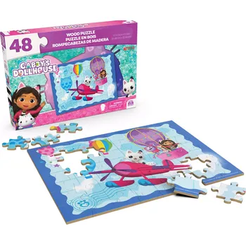 Puzzle Spin Master Gábinin kouzelný domek dřevěné 48 dílků