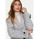 Only dámský kabát šedý klasický bez kapuce velikost L