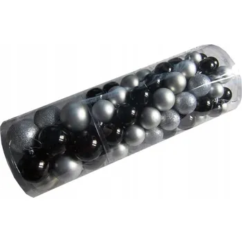 Vánoční dekorace Zdobená Vánoční Koule , Hladká Vánoční Koule , vánoční koule cetek 8 cm 110 ks