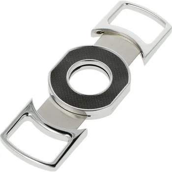 Humidor Doutníkový ořezávač Power černý karbon, 21mm