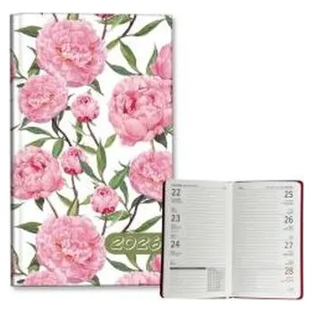 Diář Kalendarz 2026 A6 tygodniowy Peonie