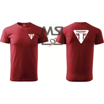 MSP Pánské triko s motivem Triumph 26 červené XL