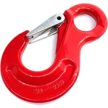 Upínací popruh Hák s okem řetězový a pojistkou Tr.8016 mm 8 000 Červená