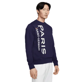 Pánská mikina Nike PSG Club tmavě modrá UK XL