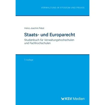 Staats- und Europarecht - Pabst, Heinz J [DE] (2025, Brožovaná, KSV Mediengesellschaft)