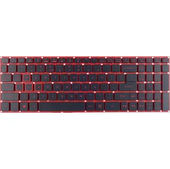 Náhradní díl pro notebook Klávesnice Acer Nitro 5 AN515-51 AN515-52 AN515-53 AN515-31 AN515-41 - LED podsvícená