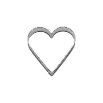 Vykrajovátko srdce větší 54×54 mm - Smolík