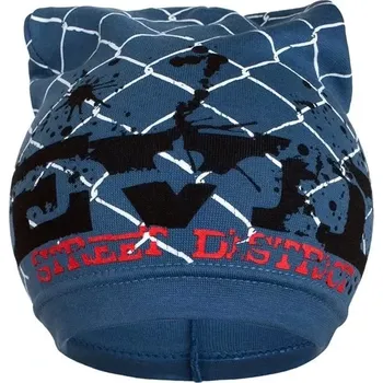 Kojenecká čepice jarní dětská čepička New Baby modrá 104 (3–4 roky)