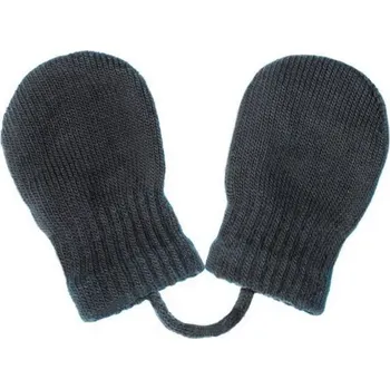 Rukavice dětské zimní rukavičky new baby grafit (0–3 m)