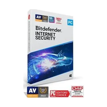 Antivir Bitdefender Internet Security 3 zařízení na 3 roky