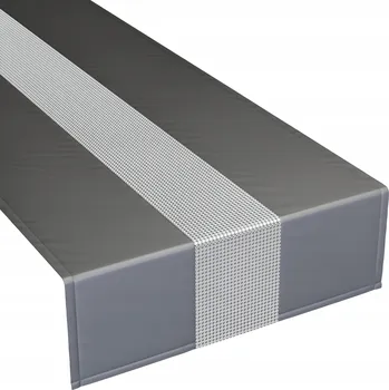 ubrus BĚHOUN NA STŮL SE ZIRKONY 220x40 UBRUS DEKORATIVNÍ HLADKÝ MATNÝ