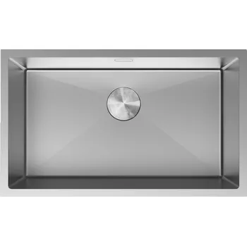 Granitový dřez Mexen Trixo dřez ocelový 1-komorový 750 x 440 mm, inox - 6415751000-01 Ocelové dřezy