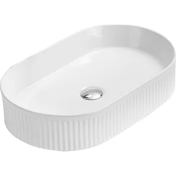 Umyvadlo Mexen Grovo umyvadlo na desku rýhované 49 x 31 cm, bílá - 22304900 Koupelnové umyvadla