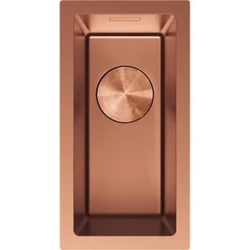 Granitový dřez Mexen Trixo ocelový dřez 1-komorový 230 x 440 mm, měď - 6411221000-65 Ocelové dřezy