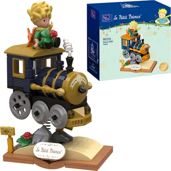 ostatní stavebnice Pantasy The Little Prince Starry Ride Construction Set Train 16 cm