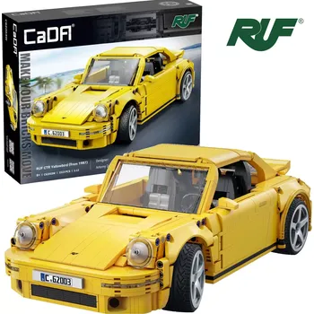 ostatní stavebnice Stavebnice CaDA městský sportovní vůz RUF CTR Yellowbird 1:12, 1515 dílků