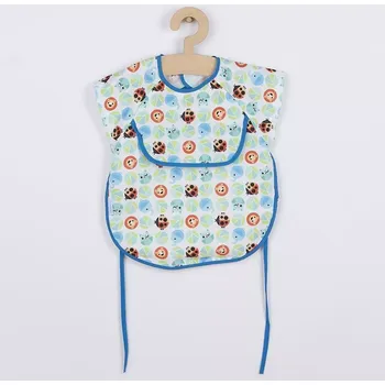 Bryndák Dětský bryndák–zástěra New Baby 42 × 35 cm modrá