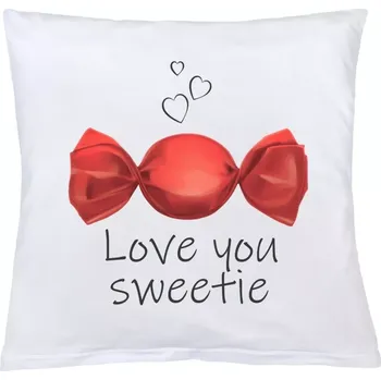 Polštář Polštář s potiskem New Baby Love You Sweetie 40 × 40 cm