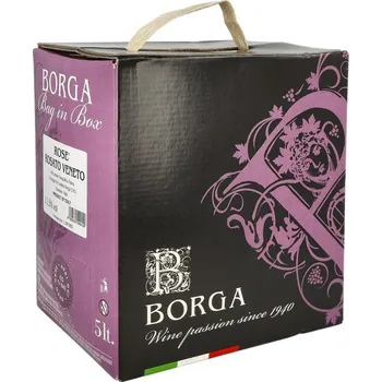 Víno Víno Borga Rosato IGT 5l 11,5%, růžové, Bag in box