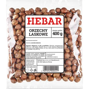 Lískové ořechy Hebar celé ořechy 400 g