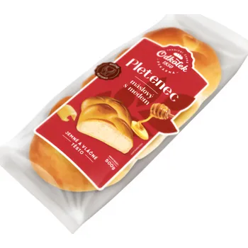 Pečivo Penam Pletenec máslový s medem 500g