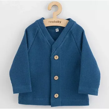 kojenecký kabátek na knoflíky new baby oliver modrý 80 (9–12 m)