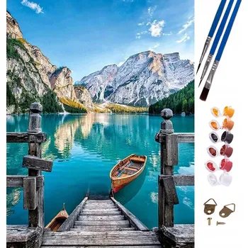 Obraz MALOVÁNÍ PODLE ČÍSEL OBRAZ K VYMALOVÁNÍ PRO DĚTI SADA 47X58