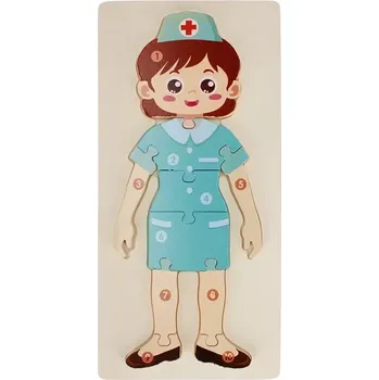 Puzzle dřevěné puzzle sestřička