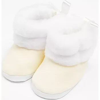 Capáčky Dětské zimní kozačky New Baby, béžové, 6–12 měsíců