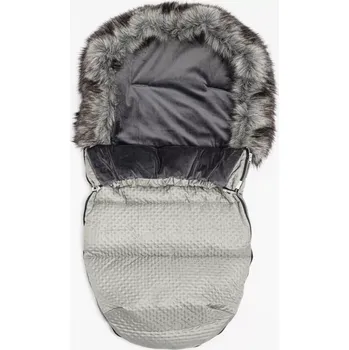 Fusak Zimní fusak s fleecem New Baby Lux, šedý