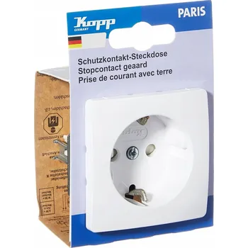 Elektrická zásuvka Kopp Elektrická Zásuvka zásuvka bílá