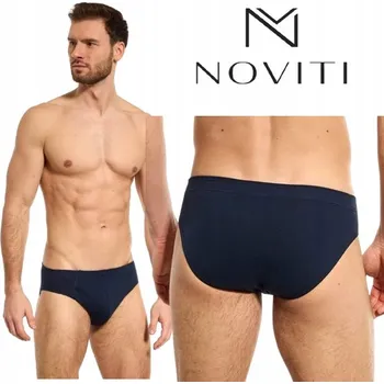 Slipy NOVITI pánské slipy BS002 bavlněné slipy tmavě modré XL