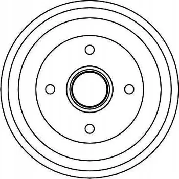 Zavěšení kol TRW DB4308 Brzdový buben