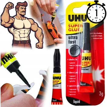 Průmyslové lepidlo SUPER SILNÉ GELOVÉ LEPIDLO SUPER GLUE - ÚČINNÉ / UNIVERZÁLNÍ / OSVĚDČENÉ