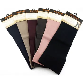 Dámské ponožky Sametové podkolenky z mikrovlákna KUNERT SENSUAL VELVET černé 35-38