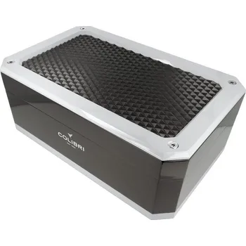 Humidor Humidor na doutníky Colibri Rally Black, 40x25x16cm