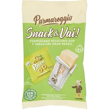 Parmareggio Svačinka Taralli a sýr Quattrocolli 20g