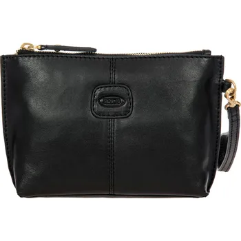 Cestovní taška Kožený organizér Bric`s Volterra Pochette Black