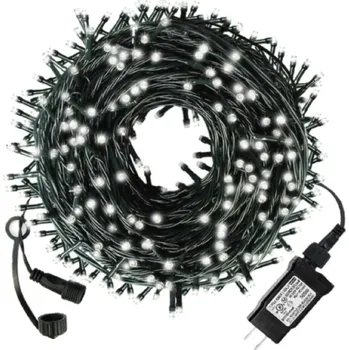 Vánoční dekorace Asao Vnitřní vánoční led osvětlení - Studená bílá 260 až 520 LED (čirý kabel) Studená bílá 98m - 520 led diod