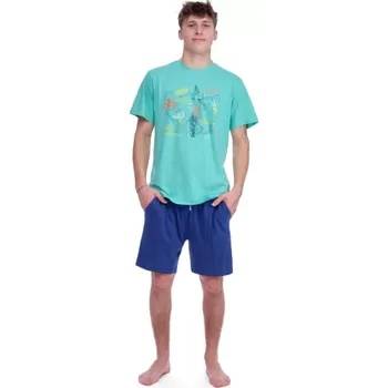 Pánské pyžamo 310033 - pánské pyžamo Muydemi, 3XL, zelená