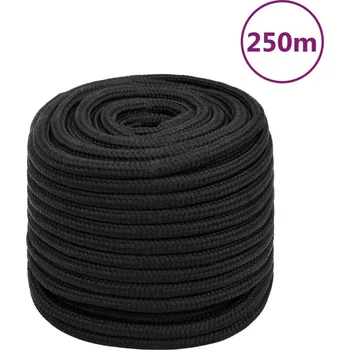 Lano Lodní lano celočerné 16 mm 250 m polypropylen IM_152522