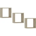 Set tří poliček SCIENNA - dub sonoma 152367233