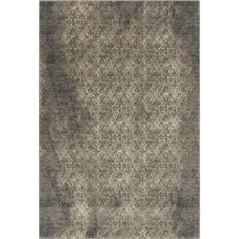 Koberec Agnella klasický vlněný koberec Isfahan Rezi Popel béžový šedý Rozměr: 133x180 cm