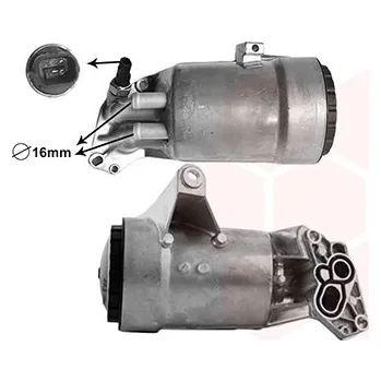 Olejový filtr Pouzdro, olejový filtr VAN WEZEL 37013736